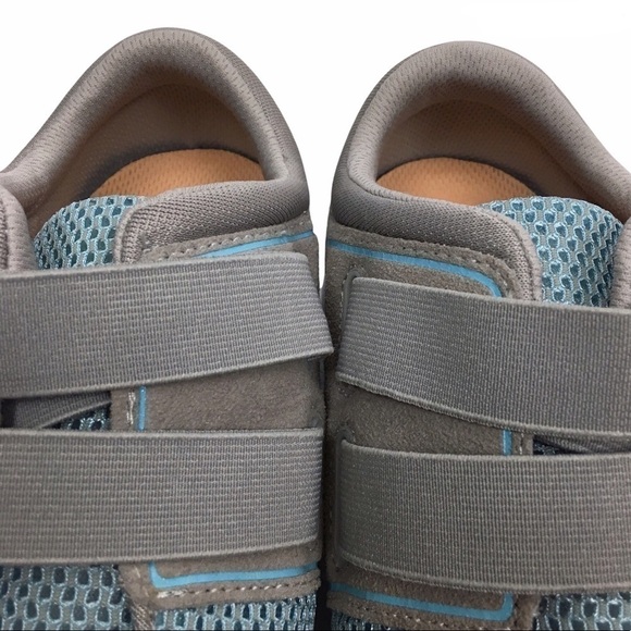 VIONIC Walking Shoes Ema Sneakers Suede Mesh Adjustable Athleisure Size 8 WIDE - Picture 9 of 16